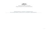 Regulation Impact Statement for proposed reforms to postal ...ris.pmc.gov.au/sites/default/files/posts/2015/08/... · Price Notification Declaration (Australia Post Letter Services)