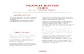 PEANUT BUTTER CUPS - Premier Protein peanut butter and protein powder together. Separate peanut butter