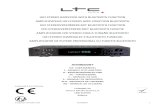 HIFI STEREO AMPLIFIER WITH BLUETOOTH FUNCTION ...€¦ · hifi stereo amplifier with bluetooth function . amplificateur hifi stereo avec fonction bluetooth . hifi stereoverstÄrker