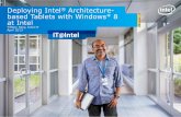Deploying Intel® Architecture-based Tablets with Windows ... · roadmap for Intel® Atom™ processor-based tablets and Microsoft Windows* 8. * Other names and brands may be claimed