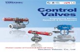 1. Control Valves 카다로그 · "50 ISO 9001 ANAB Registered ISO 14001:2004 energy K347/MIO Control Valves Engineering Service Research & Development Ltd Global Leader of Control