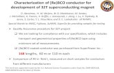 Characterization of (Re)BCO conductor for development of ... · Property of tape from the specification Value Units Minimum I c at 4.2 K, extrapolated to 17 T from I c (B) measured