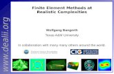 Finite Element Methods at Realistic Complexities · Neutron transport Nuclear reactor modeling Numerical methods research Fracture mechanics Damage models Solidification of alloys