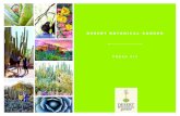 DESERT BOTANICAL GARDEN€¦ · PLANTS & PEOPLE OF THE SONORAN DESERT LOOP TRAIL. explores the use of desert plants for nourishment, cultural activities . and tools. S. ONORAN DESERT