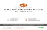 DATA SHEET SALES ORDER PLUS - eurekaaddons.co.uk€¦ · Sales Order Plus for Sage 200 has the power to increase your product sales and significantly speed up the order entry process,