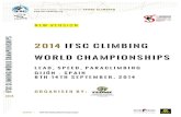2014 IFSC CLIMBING WORLD CHAMPIONSHIPSegw.ifsc-climbing.org/Editors/2014/14_WM_GI.pdf · 2014. 9. 8. · InternatIonal FederatIon oF Sport Climbing IFSC Official Climbing Wall Supplier