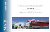 Tombarra Part B Report No 19B/2012 · 1.10 Rescue boat service and maintenance 25 1.10.1 Service 25 1.10.2 Onboard maintenance 26 1.11 Life Saving Appliances (LSA) Code 27 ... Bayer