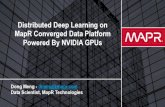 Distributed Deep Learning on MapR Converged Data Platform ...€¦ · MapR Confidential © 2017 MapR Technologies 2 Roadmaps • Enterprise Big data Journey • Distributed Deep Learning
