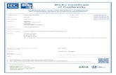 IECEx Certificate of Conformity - Emerson Electric · 2020. 8. 5. · IECEx Certificate of Conformity Certificate No.: IECEx SIR 14.0078X Date of issue: 2020-07-30 Page 4 of 4 Issue