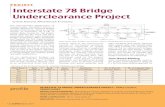PROJECT Interstate 78 Bridge Underclearance Project - Aspire · concrete stem. Figure: Alfred Benesch & Company and Johnson, Mirmiran & Thompson. Typical section of State Route 183