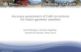Accuracy assessment of CoM corrections for Etalon geodetic ... · employed (e.g. peak, leading edge, constant fraction) Fast constant fraction discriminators (CFDs) are a popular