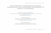 Bio economy’s institutional and policy framework for the ... · social conditions. The sustainability of bio-economy remains as uncertainty and bio-economy challenge to deal with