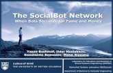 The SocialBot Network - UBC ECEmatei/papers/TALKS/socialbots.inria.pdfTwitter mood (Calm) predicts Dow Jones Industrial Average (DJIA) Bollrn et al. Twitter mood predicts the stock