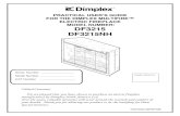 PRACTICAL USER’S GUIDE FOR THE DIMPLEX MULTIFIRE™ ELECTRIC …gfretwell.com/electrical/dimplex 32in.pdf · ELECTRIC FIREPLACE MODEL NUMBER: DF3215 DF3215NH Valued Customer, We