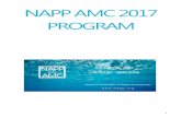 NAPP AMC 2017 PROGRAM · NAPP Sponsor Information Patent Designs Prepare Design and Utility drawings. RWS inovia inovia.com RWS inovia is the world’s leading expert in foreign patent