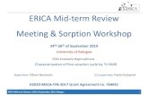 ERICA Mid-term Review Meeting & Sorption Workshop€¦ · ERICA Mid-term Review Meeting & Sorption Workshop H2020-MSCA-ITN-2017 Grant Agreement no. 764691 ERICA Mid-term Review |