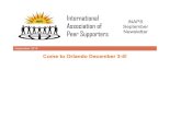 Come to Orlando December 3 5! Newsletter.pdf · instance, the Institute of Mental Health2, Singapore’s only tertiary psychiatric care institution, now employs 10 peer support specialists