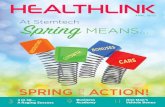 HEALTHLINK · 2015. 4. 15. · A 2015 1 Ray’s Message Welcome to our first online HealthLink! We are moving our two popular print publications – HealthLinkand HealthSpan – to
