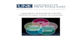 UNIVERSITY ASSESSMENT SYSTEM · University of New England University Assessment System Updated October 2018 5 • Assessment is future-oriented and distinct from student, faculty,