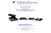 MultiDyne · Separate from the SMPTE video transport, the HD-3500 also transports 4 analog audio channels with maximum configurable levels of 4dBu, 10dBu, 16dBu, or 28 dBu; 2 digital