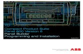 Compact Product Suite Panel 800 Version 6 Panel Builder ...€¦ · Compact Product Suite Panel 800 Version 6 Panel Builder Programming and Installation Version 6.1-0