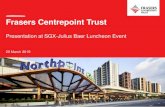Presentation at SGX-Julius Baer Luncheon Event · This Presentation includes market and industry data and forecast that have been obtained from internal survey, reports and studies,