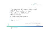 Tapping Cloud-Based ERP Solutions to Capture Global ... · Cloud-based ERP solutions provide real-time visibility into operations and financial performance; provide a single, automatically