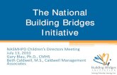 The National Building Bridges Initiative Presentation to NASMHPD … · 4 Building Bridges Initiative Mission Identify and promote practice and policy initiatives that will create