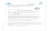 EC-Type Examination Certificate · EC-Type Examination Certificate for slot indicators of Peppel+Fuchs NCN.-...-.N4.. and type PL.-F25.- .N4..., TÜV 99 ATEX 1479 X 22.10.1999 12