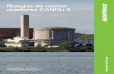 Riesgos de operar reactores CANDU 6 - Center for Human ... · reactores comerciales de nucleoelectricidad. Mantener escindidos los usos militares y los civiles de la energía atómica,