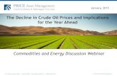 The Decline in Crude Oil Prices and Implications for the ... · The Decline in Crude Oil Prices and Implications for the Year Ahead January, 2015 ... income or tips. ... & BCOM are