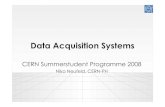 Data Acquisition Systems - IndicoData Acquisition Systems, CERN Summerstudent Lecture 2008 4 pg – Experiment Control (= Run Control + Detector Control / DCS) Tycho Brahe and the