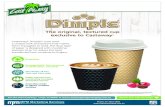 Castaway® Dimple® cups have a unique look and texture that …mpmmarketing.com.au/wp-content/uploads/2016/01/PRF0096... · 2020. 1. 23. · Castaway® Dimple® cups have a unique