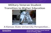 Military-Veteran Student Transition to Higher …...2012/03/10  · Social Implications of Veteran Re-integration into Civil Society Post-service employment Post-service education