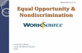 Attachment 1C-8 Equal Opportunity & Nondiscrimination€¦ · Assurances NDP Element 3 All contracts, grants, cooperative agreements and other similar documents must include specific