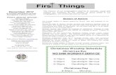 Firs Things - Clover Sitesstorage.cloversites.com/firstlutheranchurch2/documents... · 2017. 11. 22. · Firs Things December 2017 A monthly publication of First Evangelical Lutheran