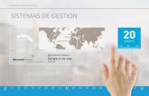 COMPANY PRESENTATION SISTEMAS DE GESTION€¦ · Sistemas de Gestión is a leading provider of business management solutions whose head office is located in Palma de Mallorca (Balearic