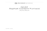 Barnstead - NCAT Asphalt Content Furnacedocshare01.docshare.tips/files/30625/306258921.pdf · 2017. 1. 30. · Furnace? The NCAT Asphalt Content Furnace is a unitized furnace, electronic