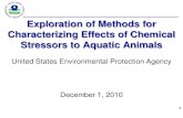 Effects data for terrestrial animals€¦ · 1 Exploration of Methods for Characterizing Effects of Chemical Stressors to Aquatic Animals December 1, 2010 United States Environmental