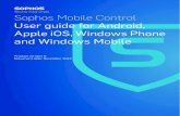 Sophos Mobile Control User guide for Android, Apple iOS ... · Sophos Mobile Control is a mobile device management solution for smartphones and tablets. It allows configuration and