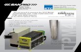 Punch Speed up to 6,400 Holes/Min • Tool Change less than 2 Min … · 2015. 10. 2. · CNC Tube Perforating Machines We are proud to present the 2016 Model SANDERSON CNC TUBE PERFORATOR