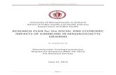 RESEARCH PLAN for the SOCIAL AND ECONOMIC IMPACTS OF … Research... · 2013. 10. 4. · RESEARCH PLAN for the SOCIAL AND ECONOMIC IMPACTS OF GAMBLING IN MASSACHUSETTS (SEIGMA) in