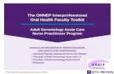 Oral Health Nursing Education and Practice - The OHNEP …ohnep.org/sites/ohnep/files/Adult-Gerontology-ACNP-Tool... · 2019. 7. 17. · INTRODUCTION The Oral Health Nursing Education