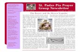 201807 July 2018 Padre Pio Prayer Group Newsletter€¦ · decades of the Most Holy Rosary daily. Novenas to Our Lady of Mt. Carmel are optional but highly recommended to show Mother