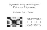 Dynamic Programming for Pairwise Alignment...Scoring matrices implicitly represent a particular theory of evolution Elements of the matrices specify relationships between amino acid