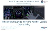 THE FUTURE REALITY OF FLIGHT SIMULATION LONDON Royal ... · THE FUTURE REALITY OF FLIGHT SIMULATION LONDON Royal Aeronautical Society ... Introduction | Overview Technology that interact