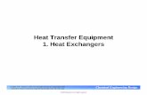 12-1 Heat Exchangers.ppt - Elsevier · Convective Heat Transfer in a Tube Dittus-Boelter Equation: (f i i 0.8 i 1/3 i i p μ ρ vd k C μ 0.023 k h d Nu (for inside h.t.c. h