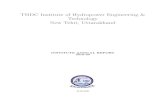 THDC Institute of Hydropower Engineering Technology New ... · THDC Institute of Hydropower Engineering & Technology New Tehri, Uttarakhand INSTITUTE ANNUAL REPORT 2019-20 22-05-2020