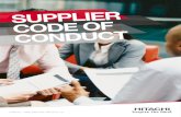 CONDUCT - Hitachi Rail EU · conduct business What This Means for Our Suppliers f. Suppliers must comply with all competition (antitrust) laws in the countries in which they operate