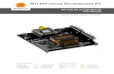 MTi 600-series Development Kit · This document provides information on the contents and usage of the MTi 600-series Development Kit. The MTi 600-series module (MTi-600) is a fully